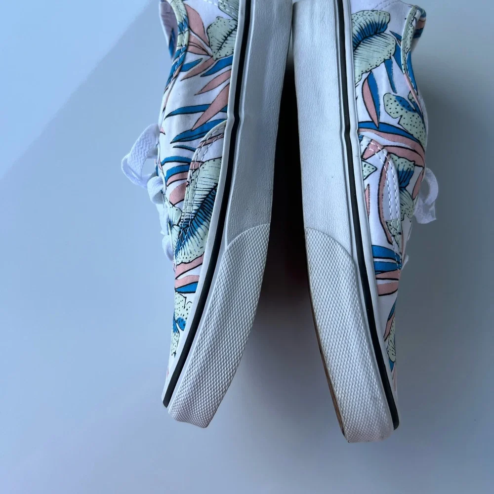 RARE*VANS OLD SKOOL BIRDS OF PARADISE TROPICS Women Low Top Shoes Sneakers Sz 6 - Picture 3 of 5